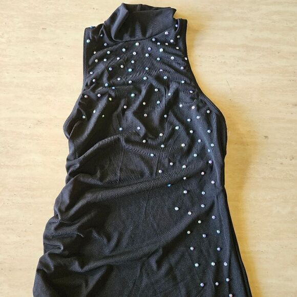 Weissman NWOT child intermediate black lyrical contemporary costume - Picture 1 of 10